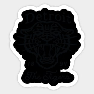 Detroit Baseball Vintage Sticker